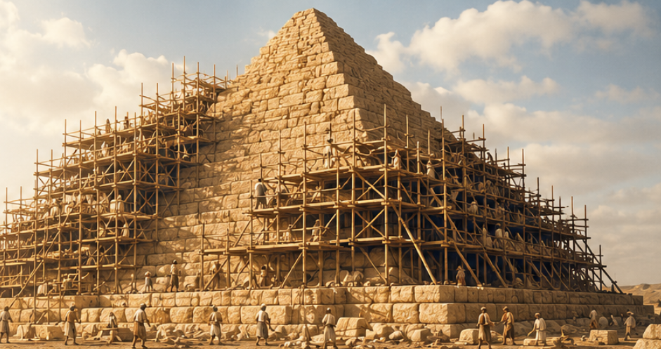 A História e a Evolução dos Andaimes na Construção Civil: das Pirâmides do Egito às Grandes Obras Modernas: Por que os andaimes continuam indispensáveis?
