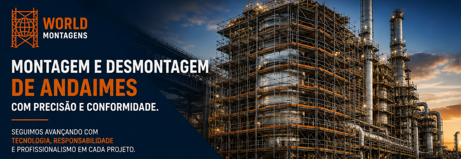 Montagem e Desmontagem de Andaimes com Precisão e Conformidade: Segurança e Eficiência em Cada Etapa